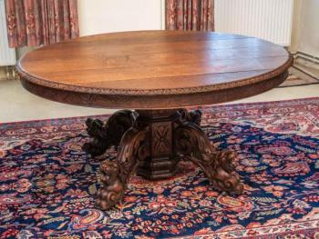 Rozkládací lovecký stůl z dubu Rozkládací lovecký stůl z dubu